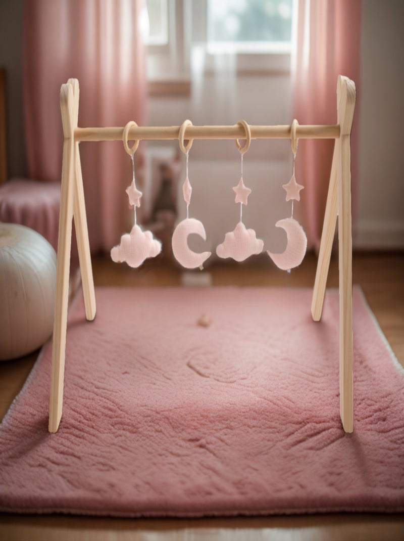 Arco de aprendizaje de madera con 4 - SAUTHON Rosa - Kiabi