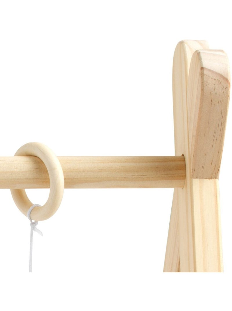 Arco de juegos de madera con 4 - SAUTHON Marrón caramelo - Kiabi