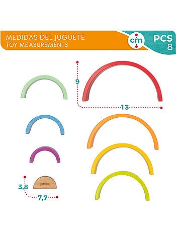 Arcoíris de madera WOOMAX