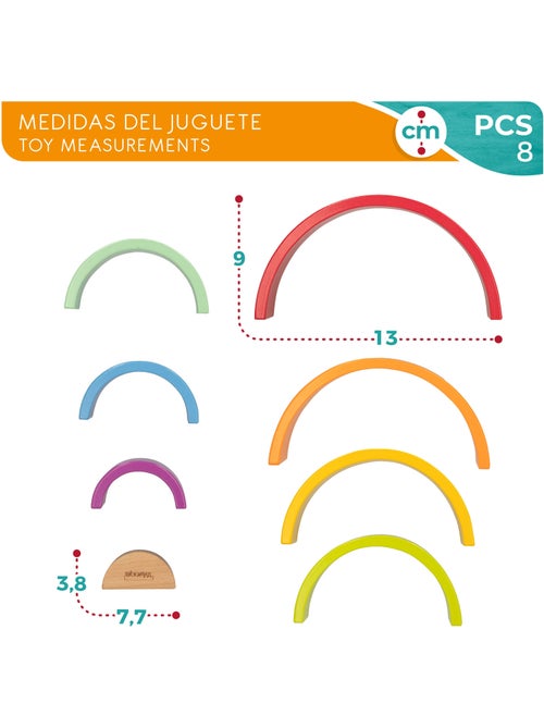 Arcoíris de madera WOOMAX - Kiabi