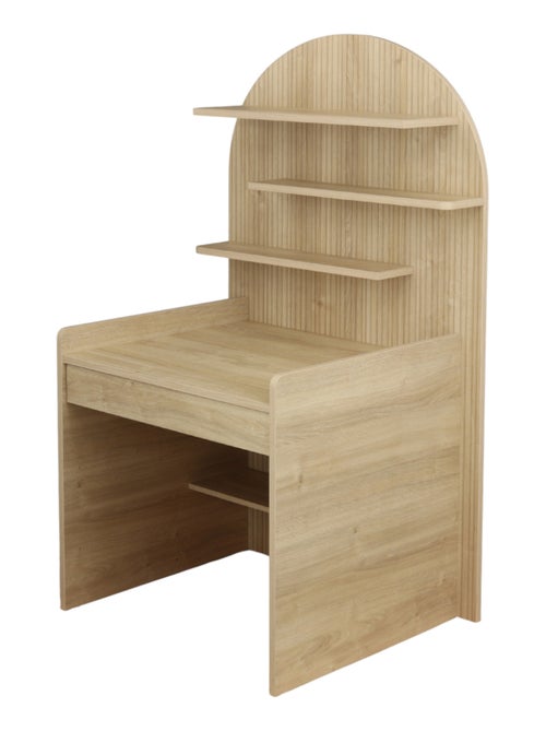 Arcón cambiador que se convierte en escritorio - decoración en madera de roble sepia, - SAUTHON - Kiabi