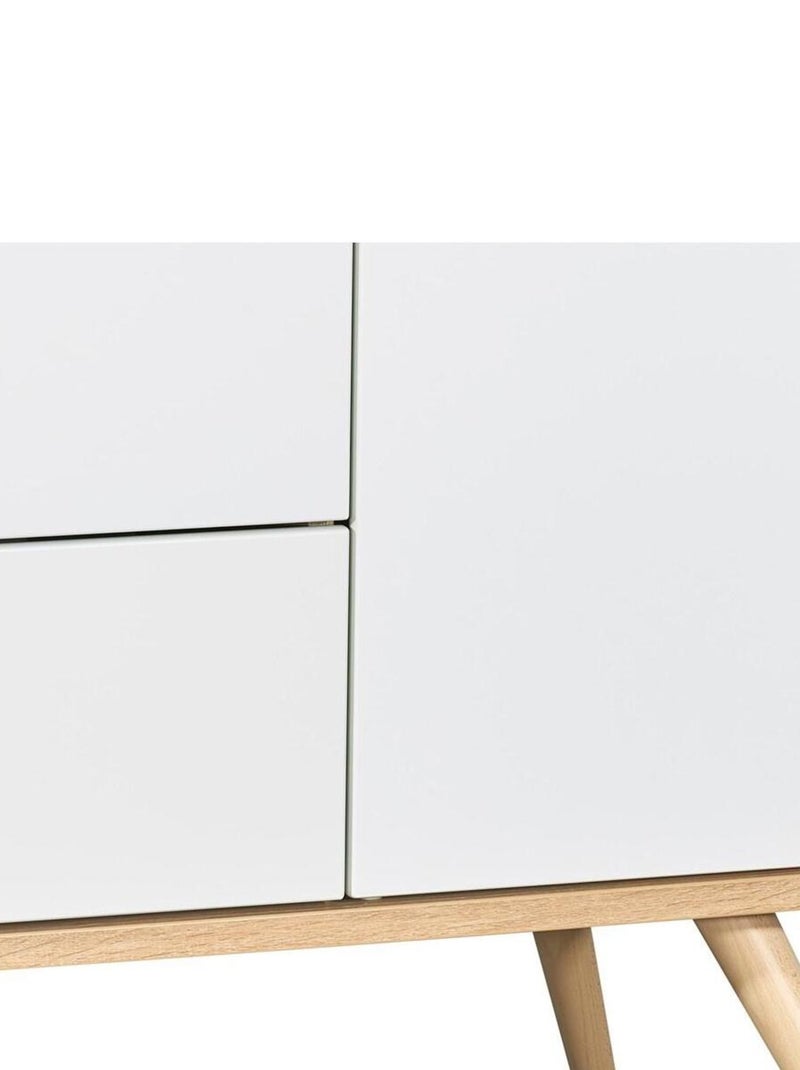 Arcón de madera de 1 puerta y 3 - SAUTHON Blanco - Kiabi