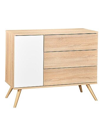 Arcón de madera de 1 puerta y 3 - SAUTHON
