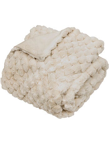 Ariel beige peluche 120x160cm