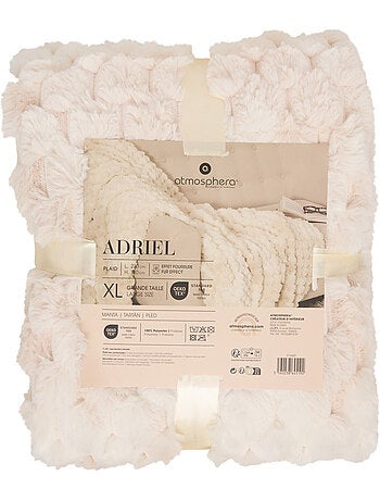 Ariel beige peluche 120x160cm