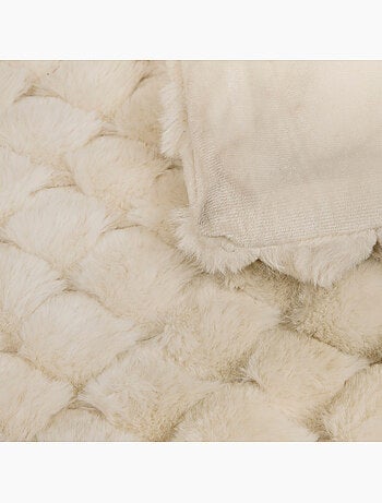 Ariel beige peluche 120x160cm