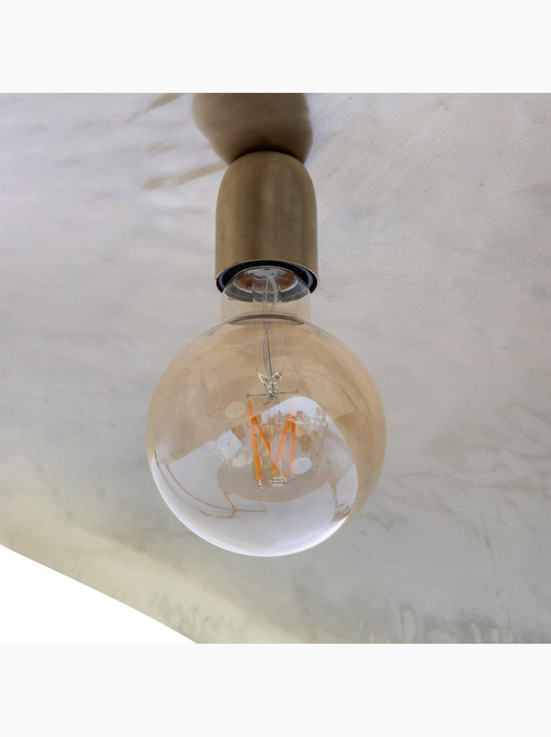 Arlo lámpara colgante de metal dorado d80cm Dorado - Kiabi