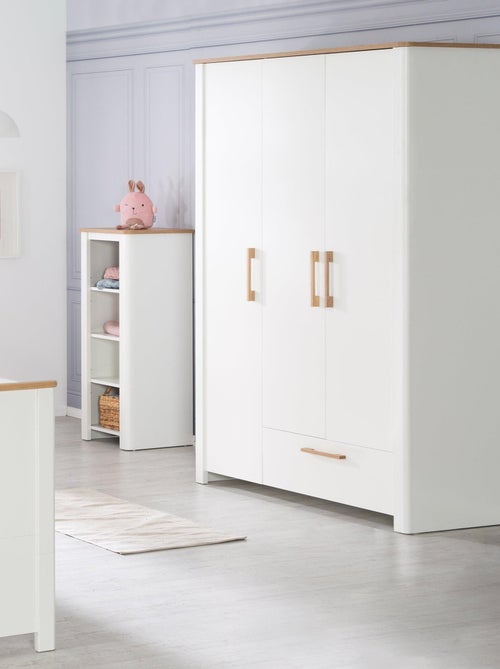 Armario 3 puertas 1 cajón en madera - ROBA 'Ava' - Kiabi