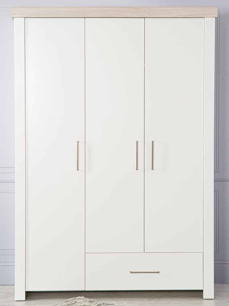 Armario 3 puertas y 1 cajón - ROBA 'Lucy' Blanco - Kiabi