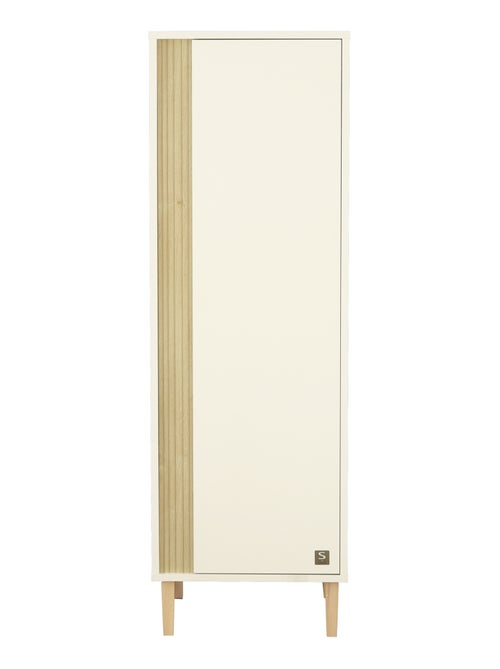 Armario de 1 puerta con detalle de imitación de madera texturizada y patas de - SAUTHON - Kiabi