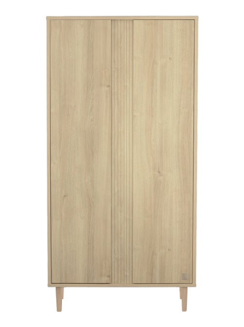 Armario de 2 puertas con detalle de imitación de madera texturizada y patas de - SAUTHON - Kiabi