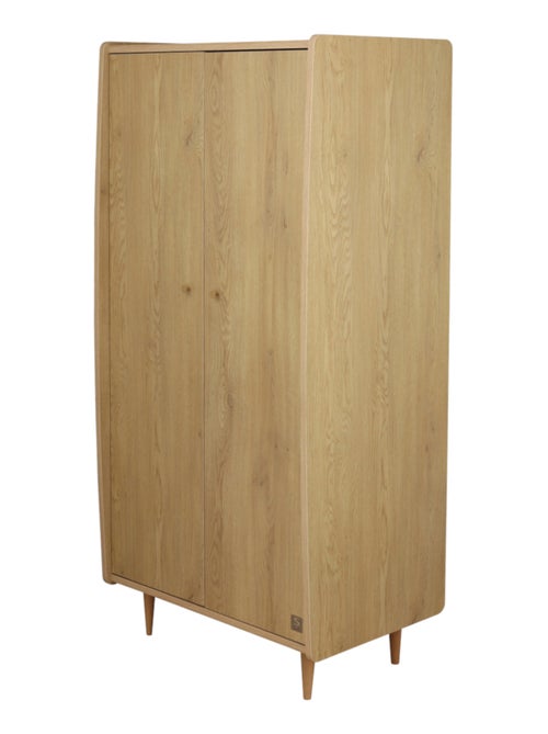 Armario de 2 puertas con tiradores dorados, decoración vintage en madera de - SAUTHON - Kiabi