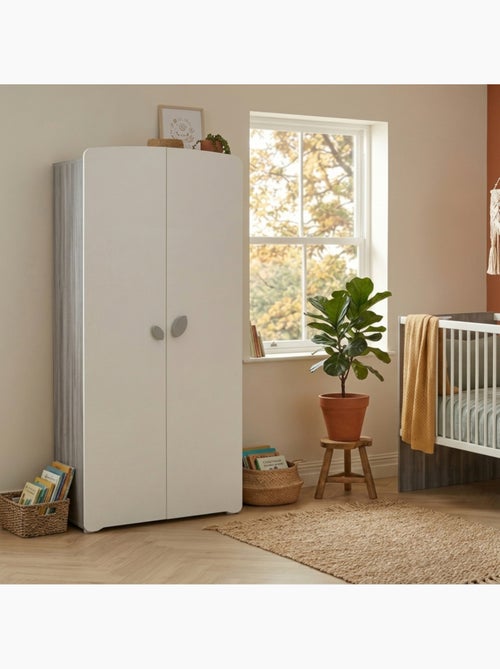 Armario de bebé de 2 puertas 175x86x56cm en madera - BABYPRICE - Kiabi