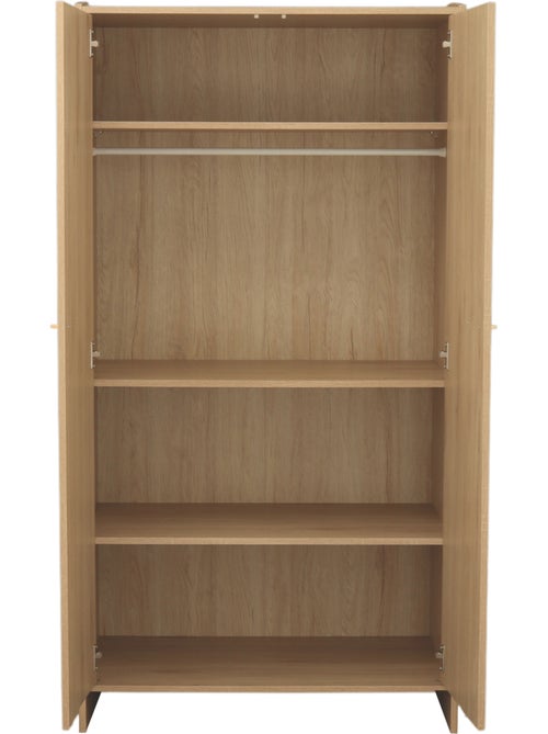 Armario de dos puertas con acabado en madera de - SAUTHON - Kiabi Armario de dos puertas con acabado en madera de - SAUTHON - Kiabi