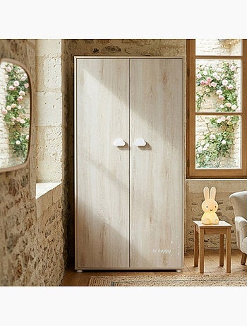 Armario de madera de 2 puertas - BABYPRICE
