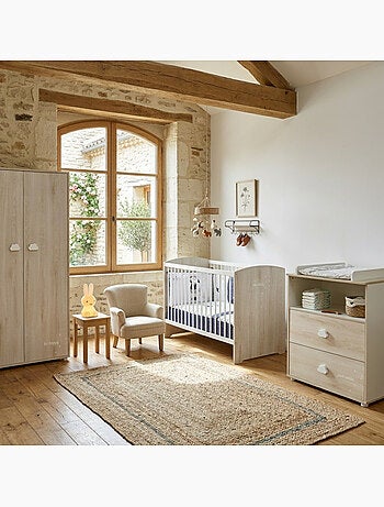 Armario de madera de 2 puertas - BABYPRICE
