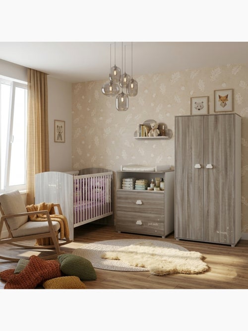 Armario de madera de 2 puertas - BABYPRICE - Kiabi