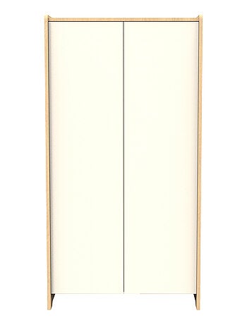 Armario de madera de 2 puertas, decoración roble - SAUTHON