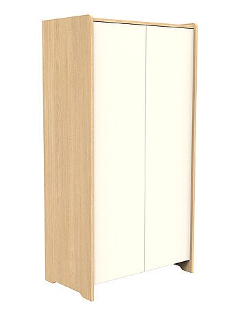 Armario de madera de 2 puertas, decoración roble - SAUTHON