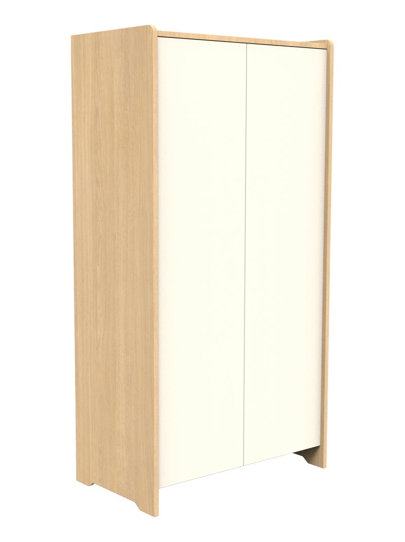 Armario de madera de 2 puertas, decoración roble - SAUTHON Beige - Kiabi