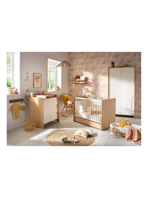 Armario de madera de 2 puertas, decoración roble - SAUTHON - Kiabi