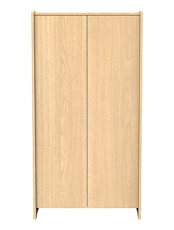 Armario de madera de 2 puertas, decoración roble - SAUTHON