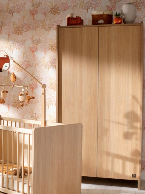 Armario de madera de 2 puertas, decoración roble - SAUTHON - Kiabi