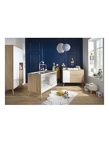 Armario de madera de 3 puertas y 1 - SAUTHON