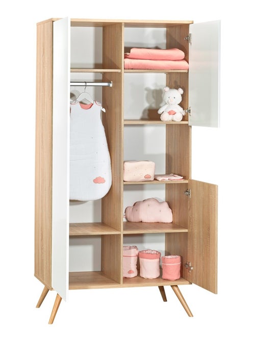 Armario de madera de 3 puertas y 1 - SAUTHON - Kiabi