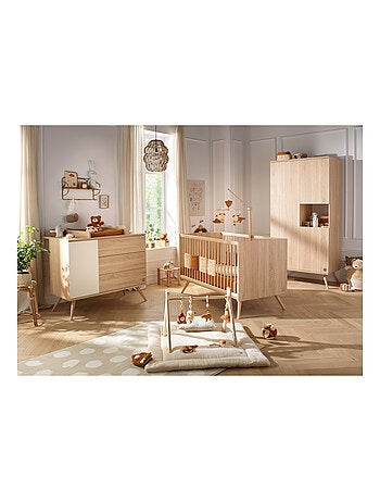 Armario de madera de 3 puertas y 1 - SAUTHON