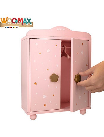Armario de madera para muñecas WOOMAX