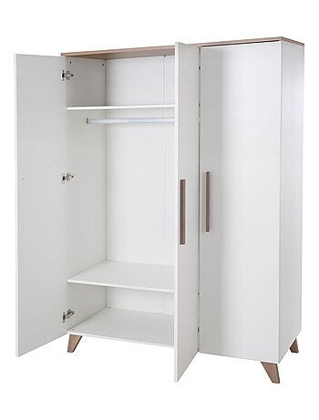Armario infantil 3 puertas en madera - ROBA 'Ole'