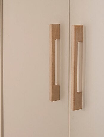 Armario infantil 3 puertas y 2 cajones con cierre suave - ROBA 'Jil'