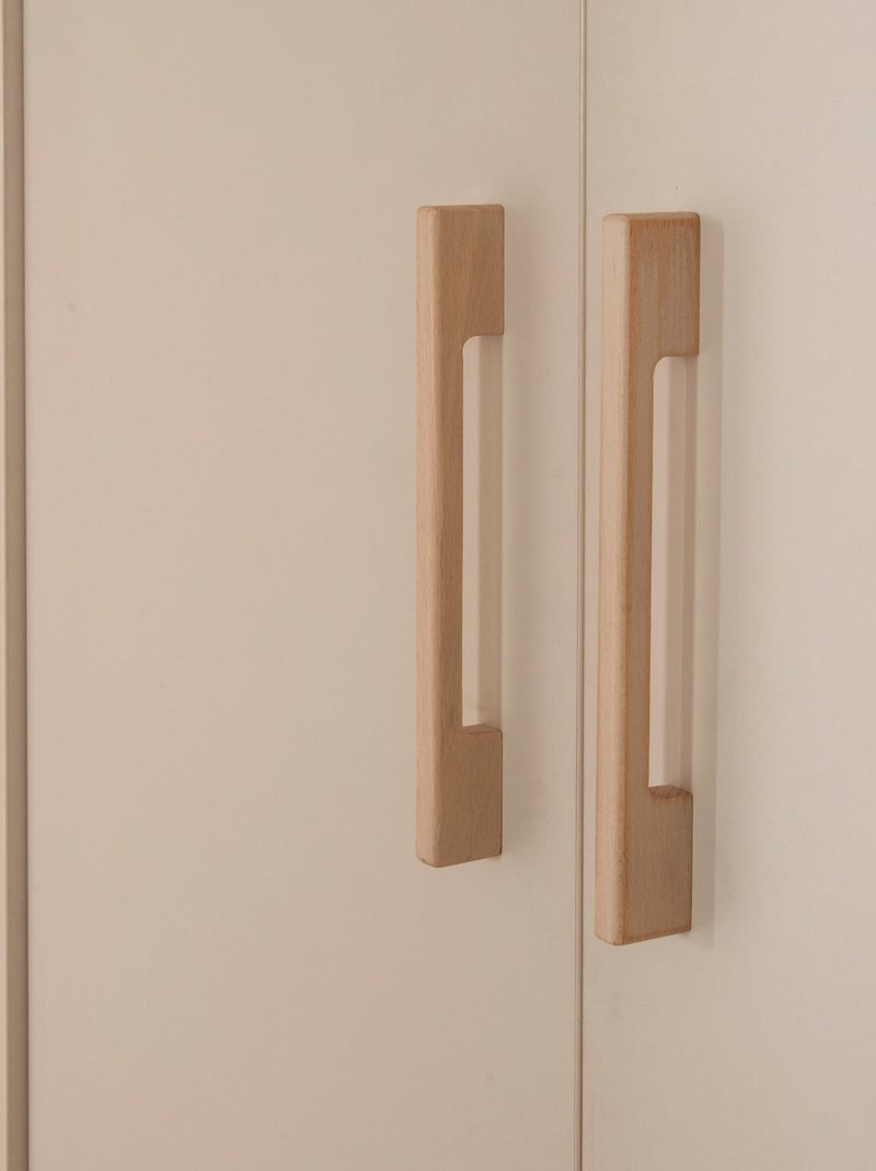 Armario infantil 3 puertas y 2 cajones con cierre suave - ROBA 'Jil' Beige concha - Kiabi