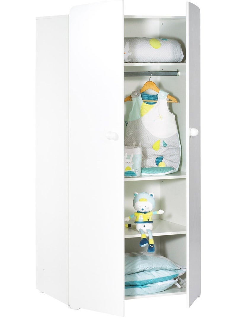 Armario para bebé de 2 - BABYPRICE Blanco - Kiabi
