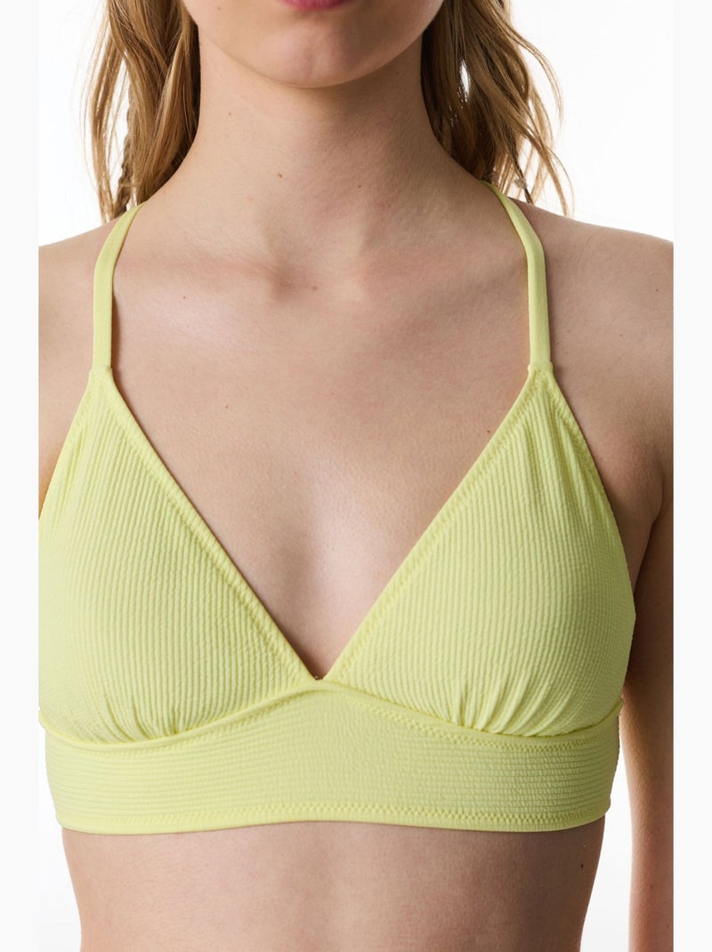 Arya top de bikini bralette penti Amarillo limón - Kiabi