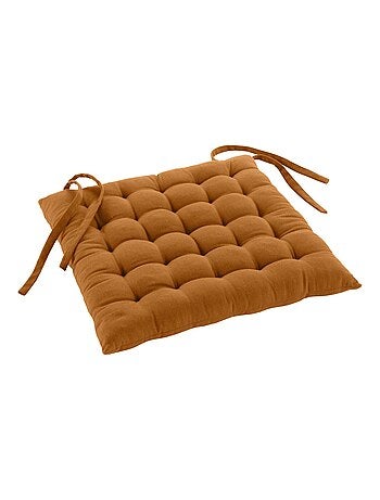 Asiento acolchado de algodón reciclado y poliéster