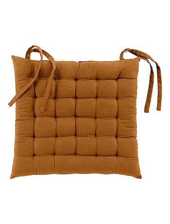 Asiento acolchado de algodón reciclado y poliéster
