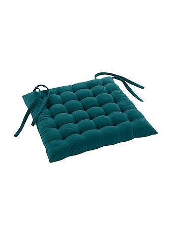 Asiento acolchado en algodón y poliéster reciclado