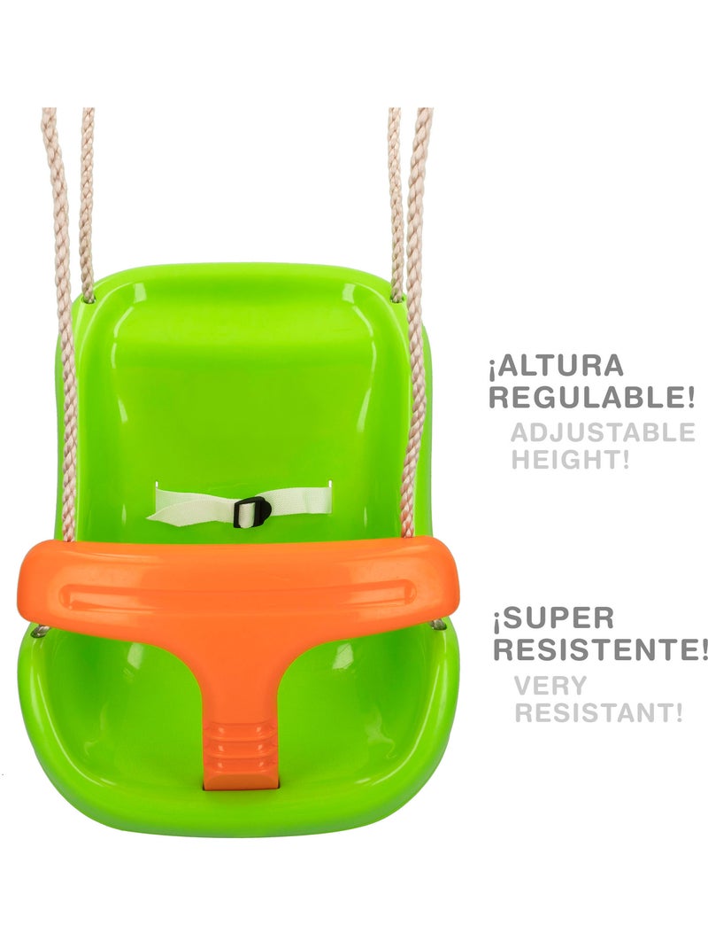 Asiento columpio infantil c/cinturón y altura ajustable cb toys N/D - Kiabi