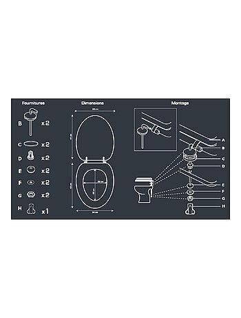 Asiento de inodoro con efecto madera