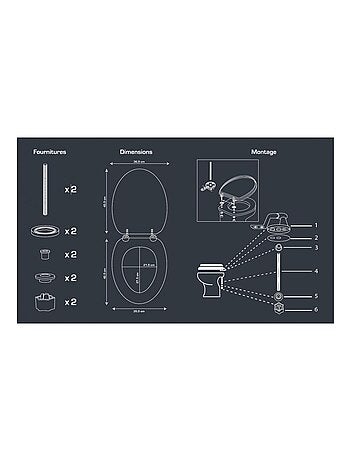 Asiento de inodoro liso