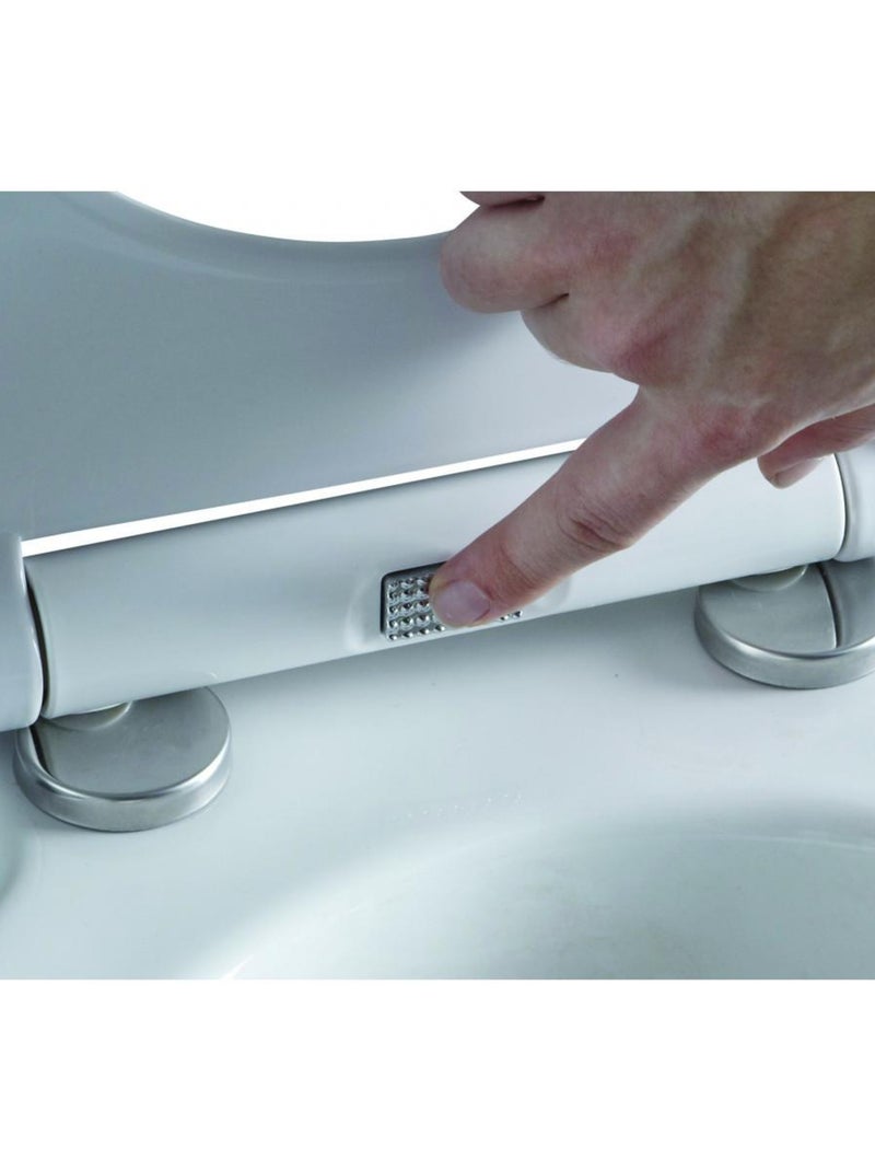 Asiento de WC liso 42,5 x 37 x 4 cm – Guy Levasseur Blanco - Kiabi