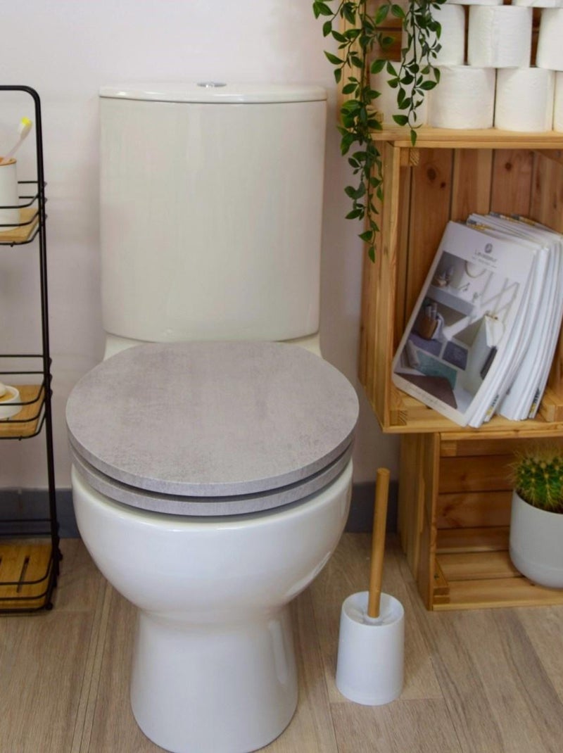 Asiento de WC liso – Guy Levasseur Gris - Kiabi