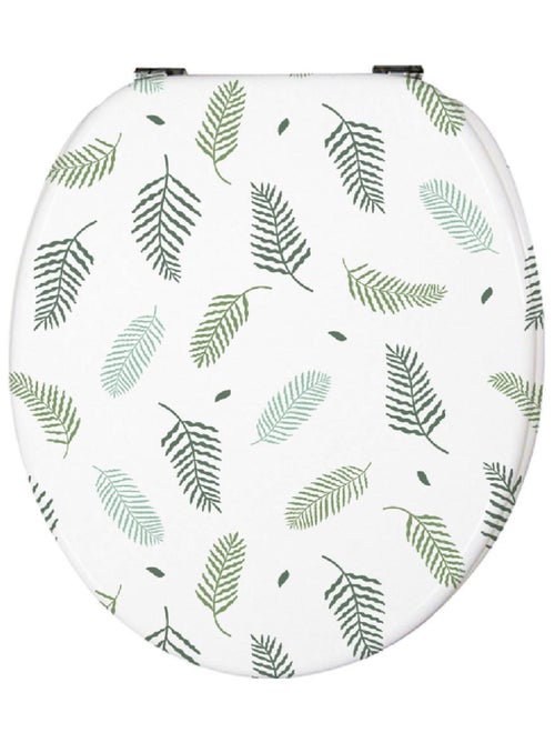 Asiento de WC Thermodur con estampado de hojas 44x37x4 cm – Guy Levasseur - Kiabi Asiento de WC Thermodur con estampado de hojas 44x37x4 cm – Guy Levasseur - Kiabi
