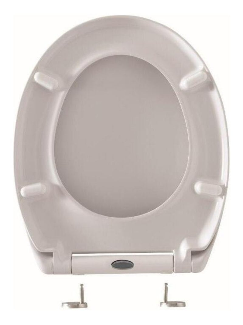 Asiento de WC unificado CALVI en MDF comprimido – Freno de caída – Future Home Gris - Kiabi