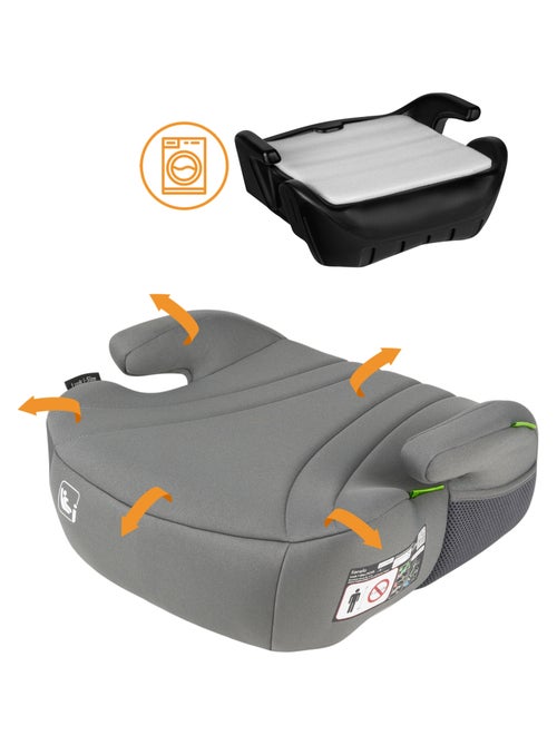 Asiento elevador para coche LIONELO Luuk i-Size - 125-150 cm - Grupo 3 (22-36 kg) - Ligero - Kiabi