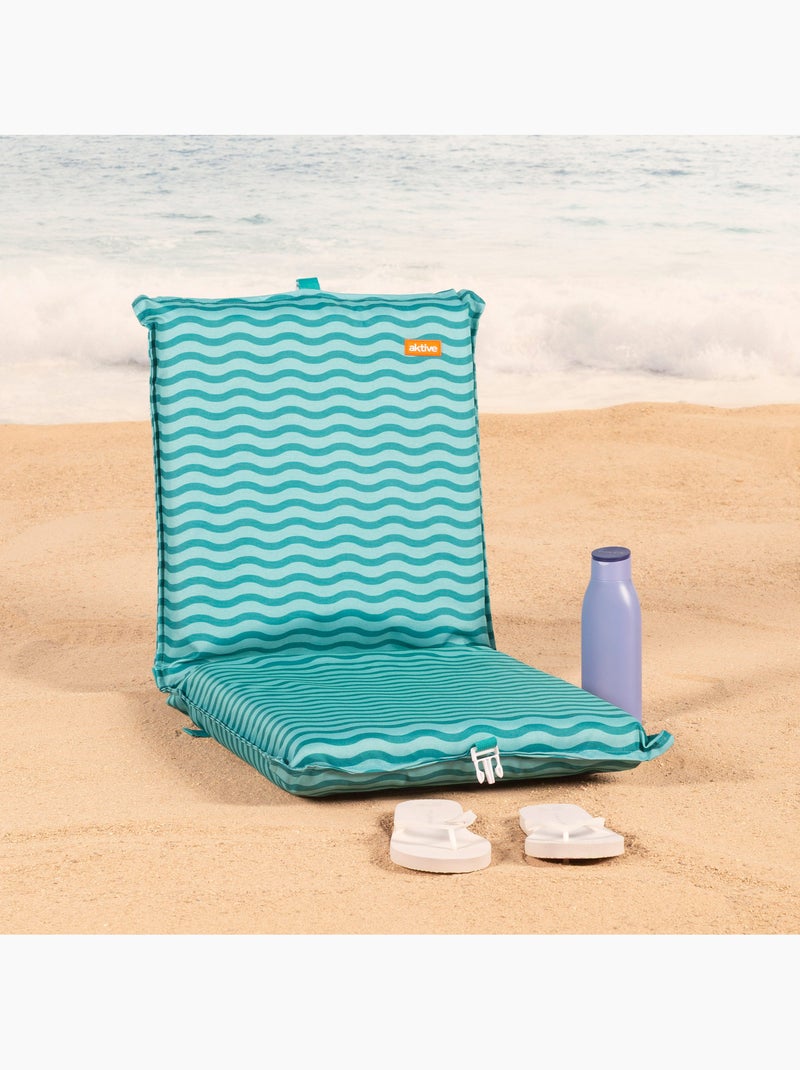 Asiento playa plegable 40x48x56 cm aktive Turquesa - Kiabi
