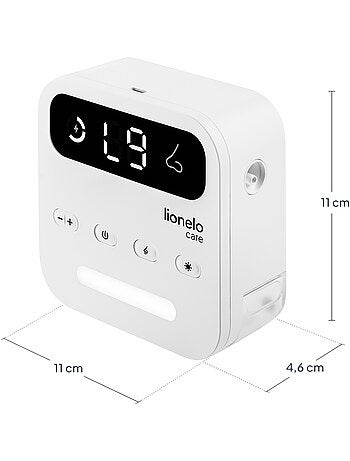 Aspirador nasal eléctrico LIONELO BabyAir Flow - 9 niveles ajustables - 3 boquillas - Silencioso