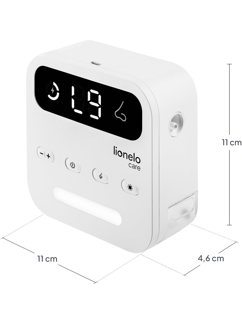 Aspirador nasal eléctrico LIONELO BabyAir Flow - 9 niveles ajustables - 3 boquillas - Silencioso Blanco - Kiabi